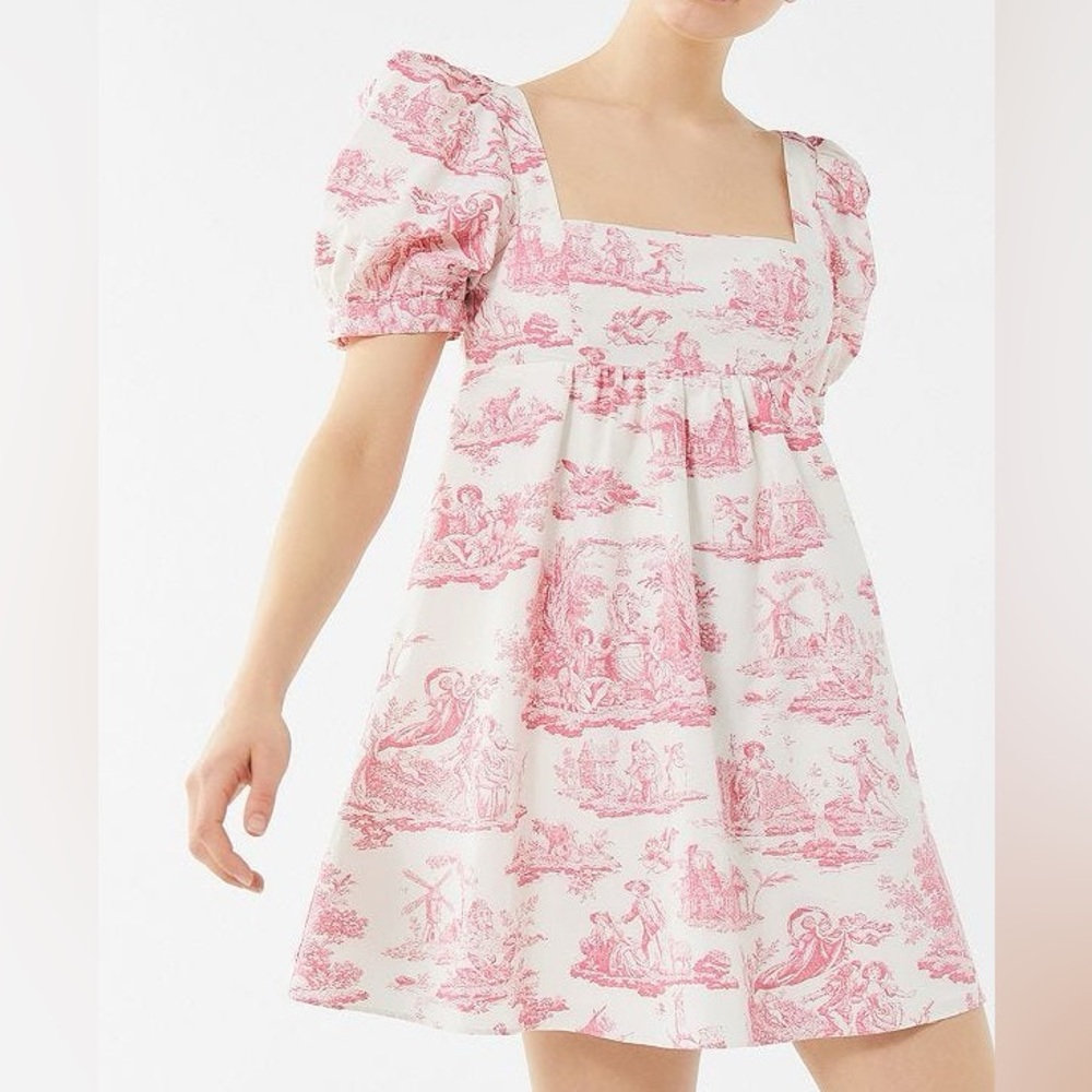 Laura Ashley Urban Outfitters Penelope Cherub Babydoll Dress size small